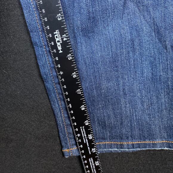 Ann Taylor LOFT Womens Jeans Blue Denim Mid Rise Slim Cropped Stretch 10P - Picture 8 of 11